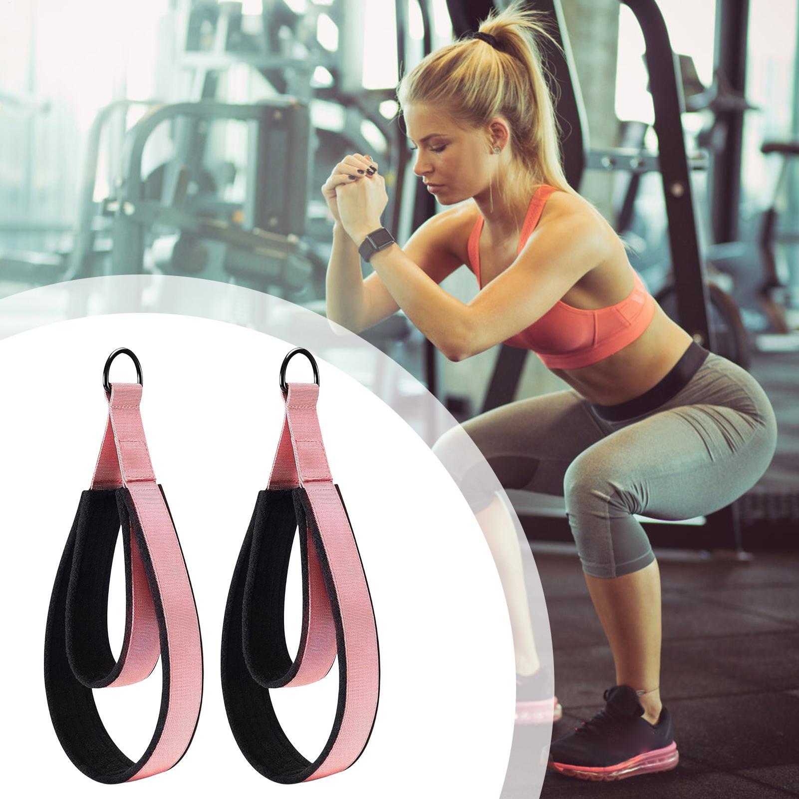 Pilates Yoga Class - أحزمة بيلاتس ريفورمر، قطعتان، مزودة بحلقات