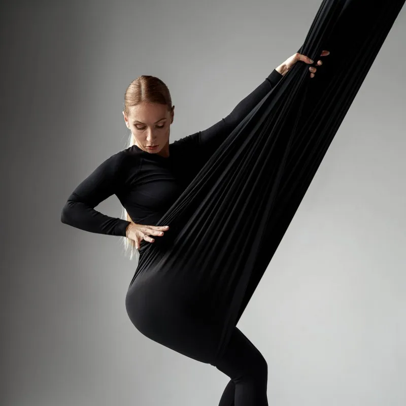 Pilates Yoga Aerial - 16 ياردة 14.7 متر النايلون الحرير