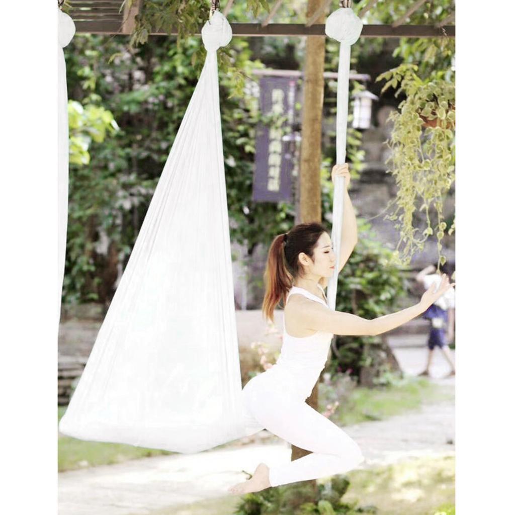 أرجوحة يوجا هوائية مرنة 2.8 مت - مراجعة Pilates Yoga Aerial وسعره