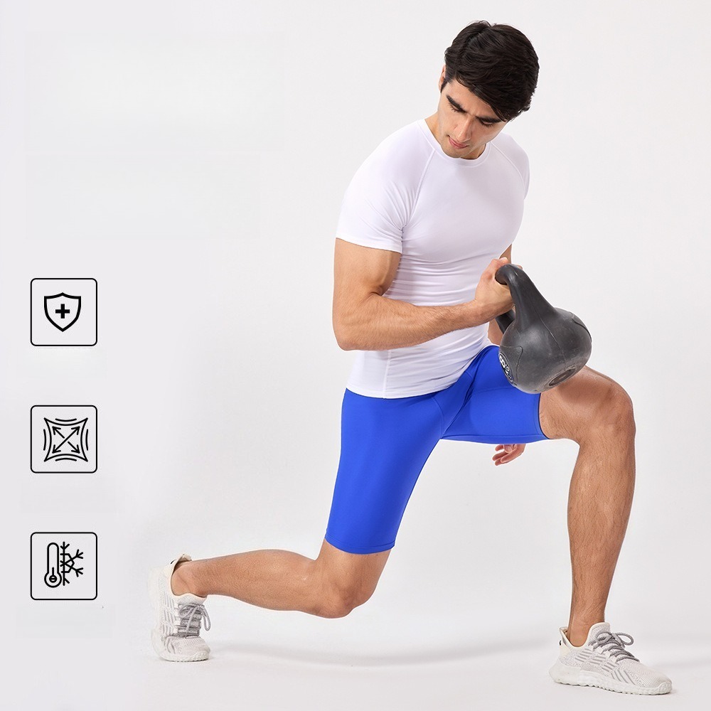 شورت يوجا رجالي بطول 5 بوصات،  - مراجعة Pilates Yoga Stretching وسعره
