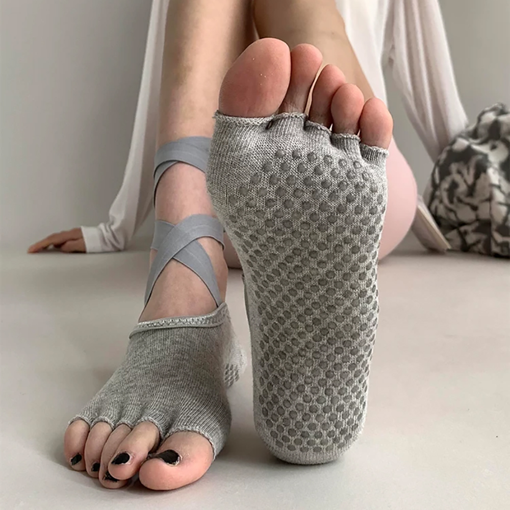 جوارب نسائية للبيلاتس واليوغا، - مراجعة Youtube Yoga Pilates وسعره