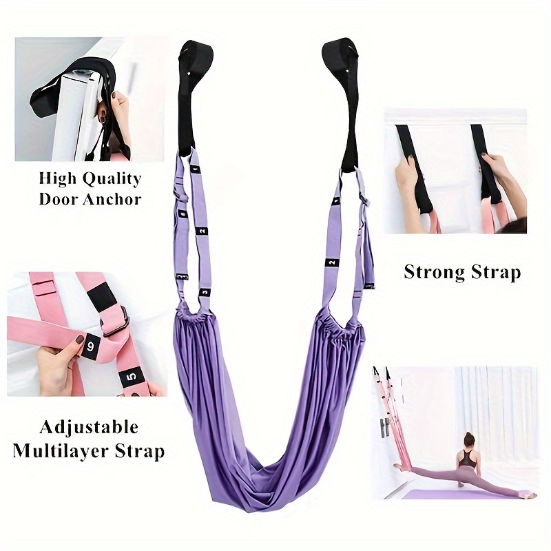 حبل تعليق لليوجا الهوائية وحزا - مراجعة Pilates Yoga Aerial وسعره