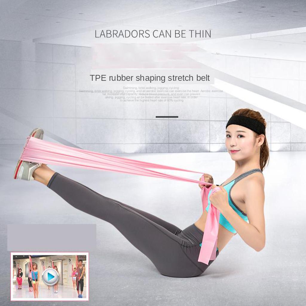 أشرطة تمرين طويلة قابلة للتمدد - مراجعة Pilates Yoga Stretching وسعره