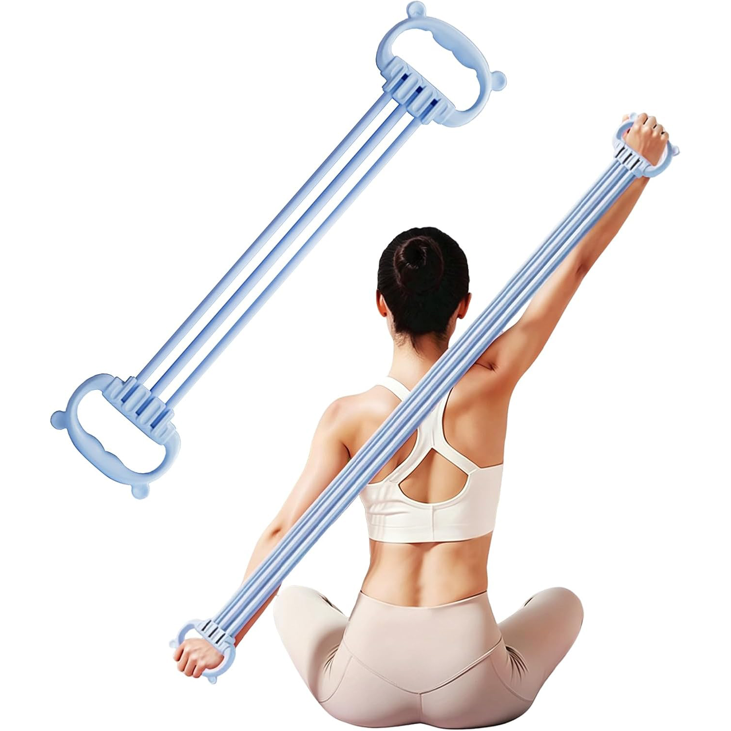 أشرطة مقاومة على شكل الرقم 8 ل - مراجعة Pilates Yoga Stretching وسعره