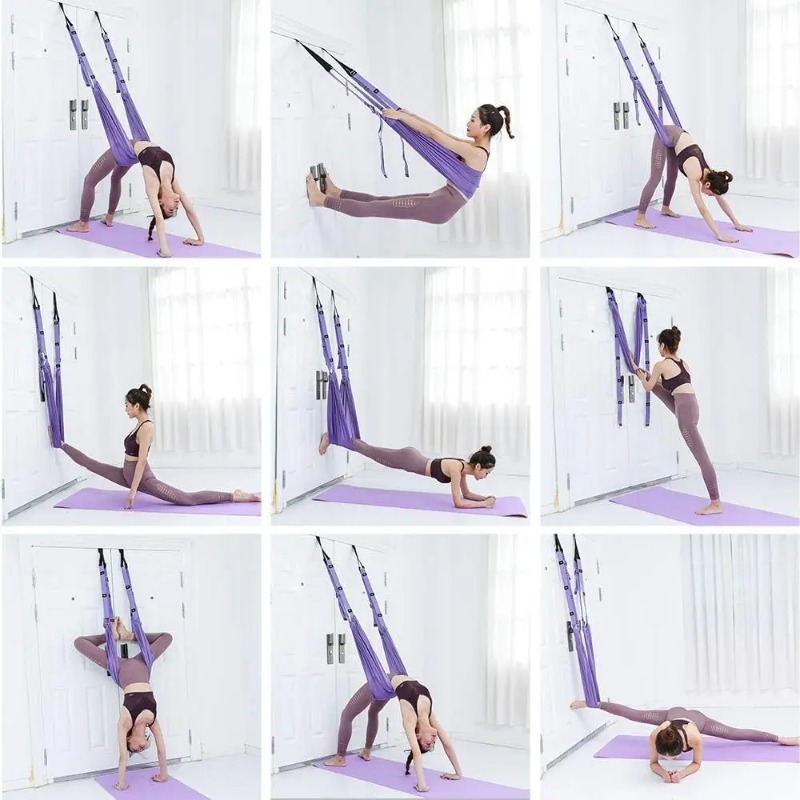 مجموعة أرجوحة يوغا هوائية قابل - مراجعة Pilates Yoga Aerial وسعره