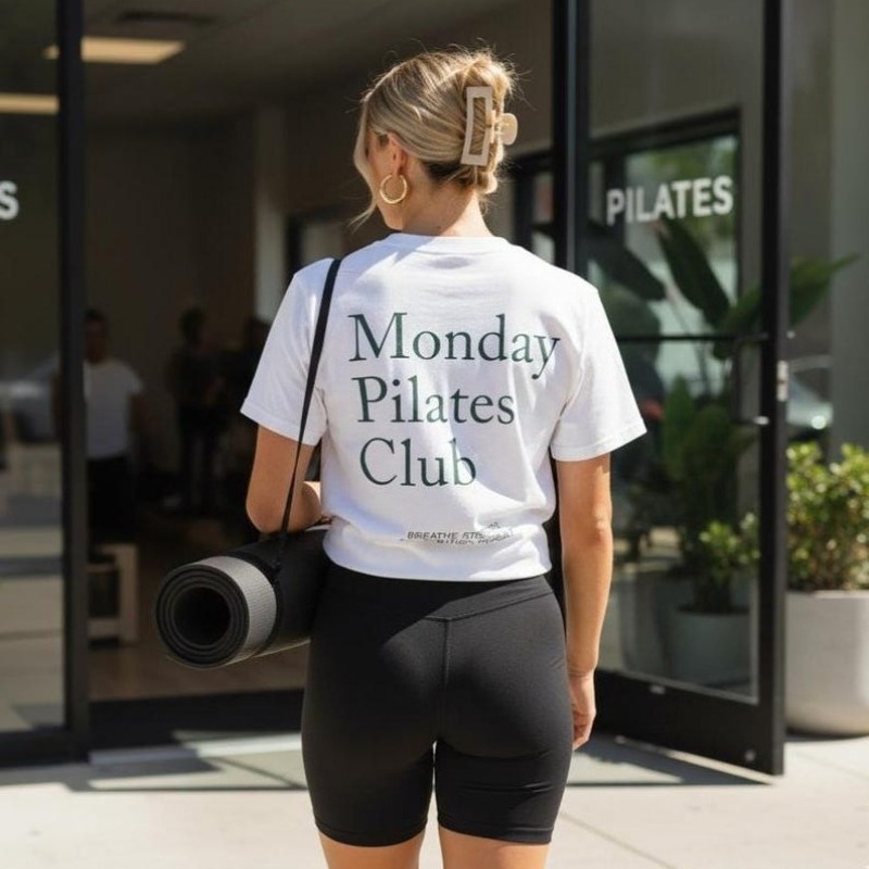 قميص لرياضة البيلاتس، تي شيرت  - مراجعة Pilates Yoga Wellness وسعره